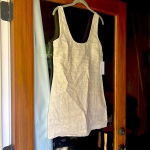 Reformation linen mini dress